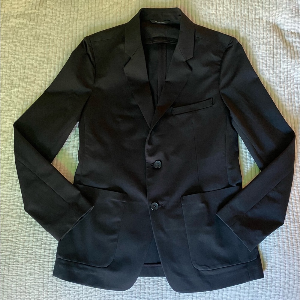 MINISTRY OF SUPPLY Men's Kinetic Blazer XS 34-36 Black Jacket $350 Stretch